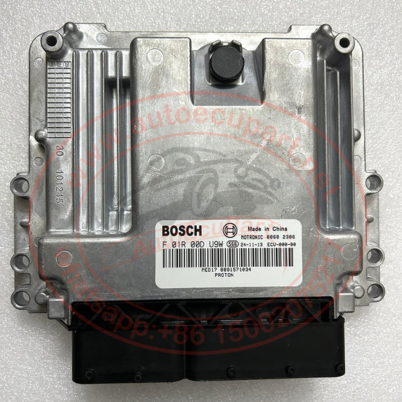 Original New Engine Computer BOSCH MED17 ECU F01R00DU9W for Geely COOLRAY