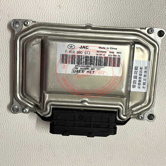 Original New F01R00DGT2 1026200GK041 ECU ME7 UAES for JAC S3 HFC4GB3 Electric Conrrol Unit Engine Computer (F 01R 00D GT2)