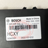 Original New F03H00A532 3600100-E02 BCM HCXY for SWM G01 Body Control Model 3600100E02