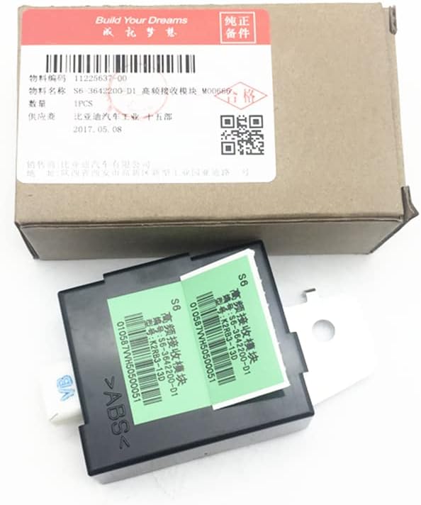 Original New Smart Key Receiver Module S6-3642200 for BYD F3,G3,L3,S6 ...