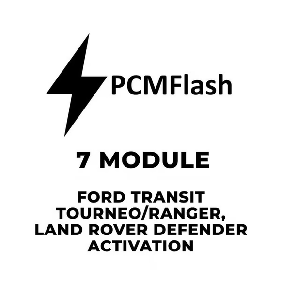 PCMflash Software-7 Module  Ford Transit/Tourneo/Ranger, Land Rover Defender (support Scanmatik, Mongoose Pro MFC, Tactrix Openport)