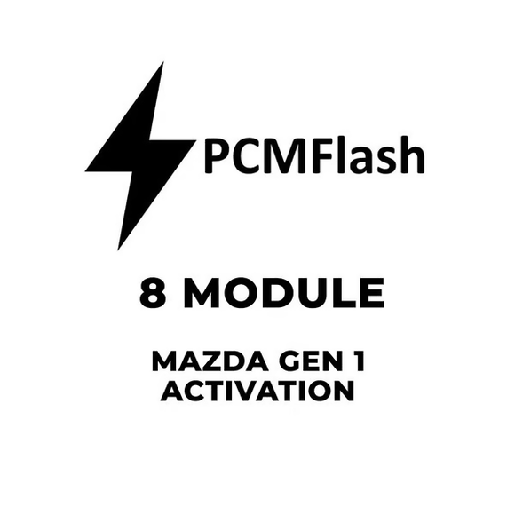 PCMflash Software-8 Module Mazda Gen 1 (2004-2008/10) (support Scanmatik, Mongoose Pro MFC, Tactrix Openport)