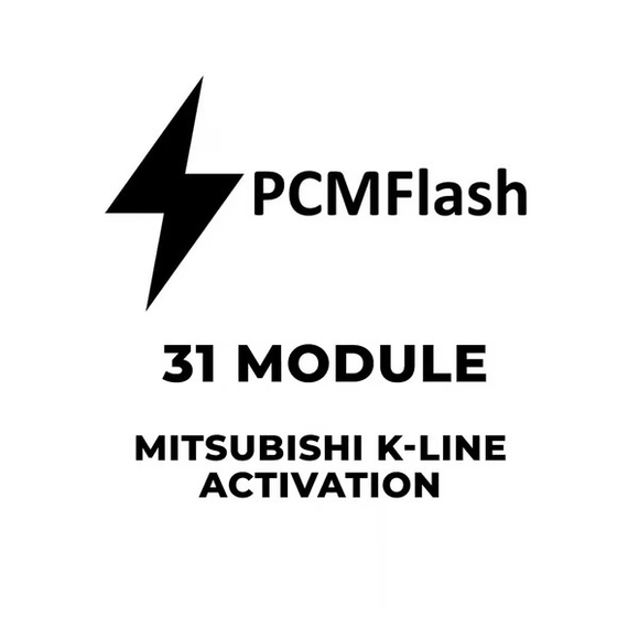 PCMflash Software- 31 Module Mitsubishi K-Line (support Scanmatik, Mongoose Pro MFC, Tactrix Openport)