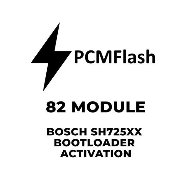 PCMflash Software- 82 Module Bosch SH725xx TCU Bootloader (support Sca ...