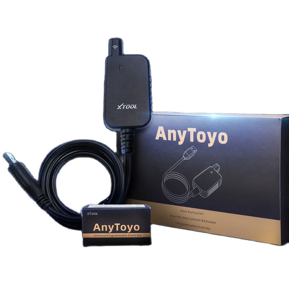 XTOOL AnyToyo SK1 for 2013-2022 Toyota 8A 4A Smart Key Program Bench-free/ Pincode-free, Work with X100PAD3 KC501