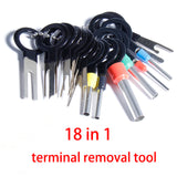 1/1.5/1.8/2.2/2.8/3.5mm Terminal Kit Automotive Connector Non-Insulated Plug Male Female Crimp Pin with Wire Removal Extractor