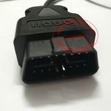 1.5M OBD2 16 PIN Female to Male Extended Cable Extension OBDII Interface with 12V Power Connector