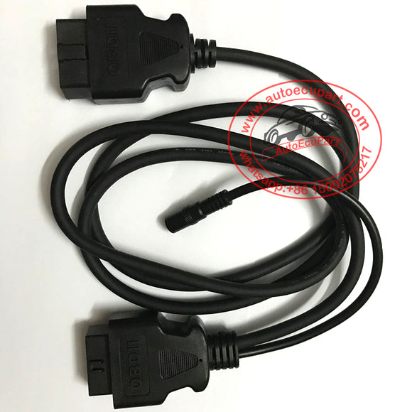 1.5M OBD2 16 PIN Female to Male Extended Cable Extension OBDII Interface with 12V Power Connector