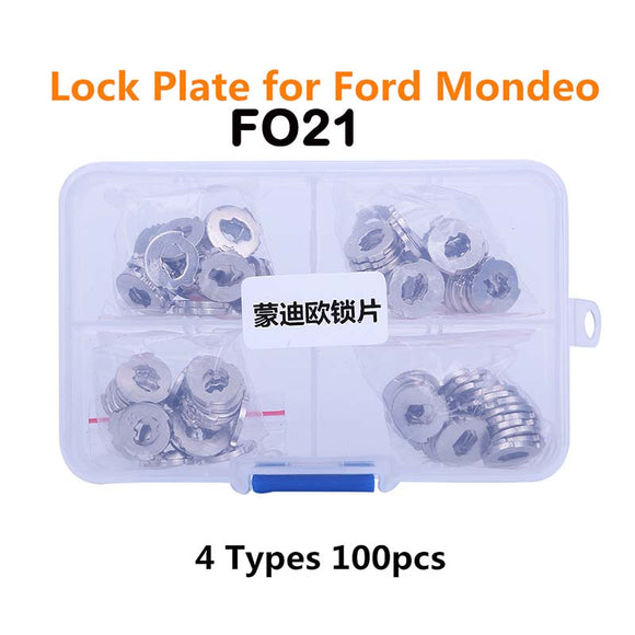 100PCS FO21 Car Lock Reed Lock Plate for Ford Mondeo Cylinder Repair Locksmith Tool
