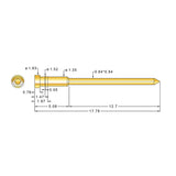 100pc/lot Test Point Interface pin for electric Probe