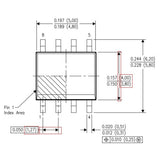 10pcs/set TSSOP8 SSOP8 SOP8 SMD to DIP8 Adapter + Pin Header PCB Board Converter 0.65mm/1.27mm