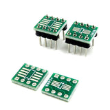 10pcs/set TSSOP8 SSOP8 SOP8 SMD to DIP8 Adapter + Pin Header PCB Board Converter 0.65mm/1.27mm