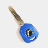 10pcs Transponder Key Shell with Left Blade Blue color for Honda Motorcycle