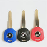 10pcs Transponder Key Shell with Left Blade Blue color for Honda Motorcycle