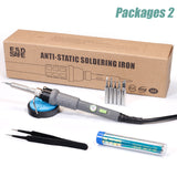 110V-220V Soldering Iron 60W YIHUA 947-III Soldering Iron Kit With Temperature Control Switch