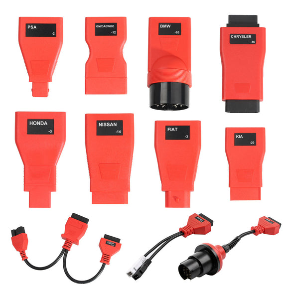 Full Set OBDII Cables and Connectors of Autel MaxiDas DS808 (Only Cables and Connectors)