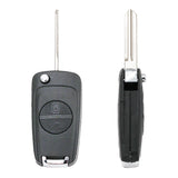 2 Button Flip Remote Key Shell Case for Nissan Patrol ALMERA PRIMERA X-TRAIL Micra A33