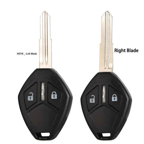 2 Button Remote  Key Case Cover for Mitsubishi Lancer Outlander Endeavor Galant