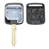 2 Button Remote Key Shell Case for Nissan Qashqai Micra Navara Almera Note