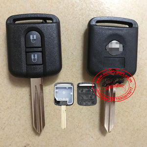 2 Button Remote Key Shell Case for Nissan Qashqai Micra Navara Almera Note