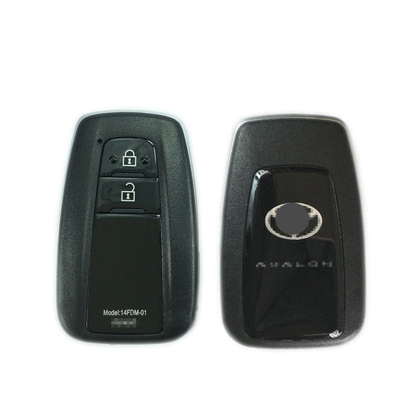 2 Button Smart Key Shell Case for Toyota AVALON 2018- fit for Lonsdor K518 KH100 PCB Control