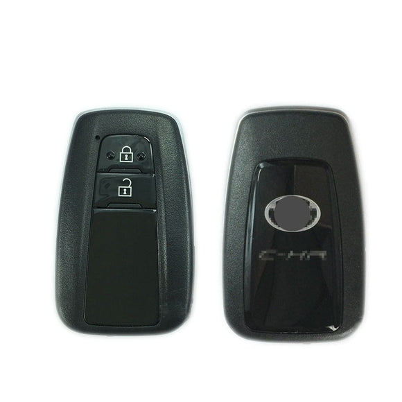 2 Button Smart Key Shell Case for Toyota C-HR 2018- fit for Lonsdor K518 KH100 PCB Control (No words: D14FDM-01)