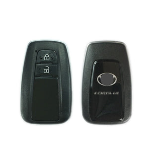 2 Button Smart Key Shell Case for Toyota COROLLA 2018- fit for Lonsdor K518 KH100 PCB Control (No words: D14FDM-01)