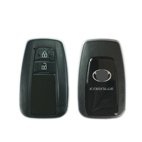 2 Button Smart Key Shell Case for Toyota COROLLA 2018- fit for Lonsdor K518 KH100 PCB Control (No words: D14FDM-01)