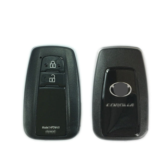 2 Button Smart Key Shell Case for Toyota COROLLA 2018- fit for Lonsdor K518 KH100 PCB Control