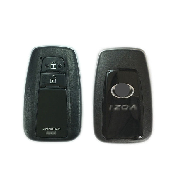2 Button Smart Key Shell Case for Toyota IZOA 2018- fit for Lonsdor K518 KH100 PCB Control