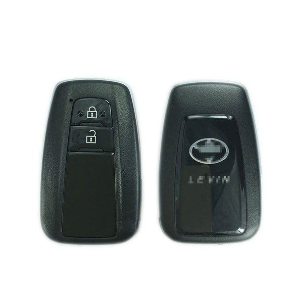 2 Button Smart Key Shell Case for Toyota LEVIN 2018- fit for Lonsdor K518 KH100 PCB Control (No words: D14FDM-01)