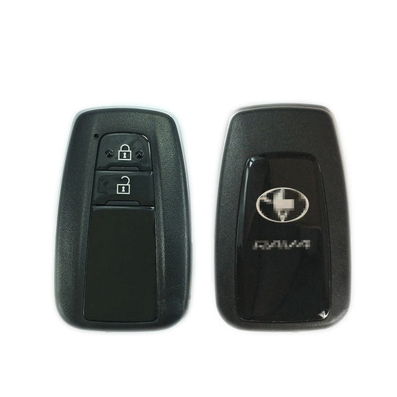 2 Button Smart Key Shell Case for Toyota RAV4 2018- fit for Lonsdor K518 KH100 PCB Control (No words: D14FDM-01)
