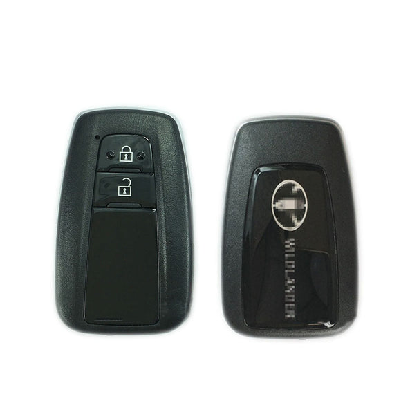 2 Button Smart Key Shell Case for Toyota WILDLANDER 2018- fit for Lonsdor K518 KH100 PCB Control (No words: D14FDM-01)