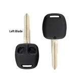 2 Buttons Remote Key Case Shell for Mitsubishi Lancer Galant Outlander Shogun