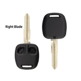2 Buttons Remote Key Case Shell for Mitsubishi Lancer Galant Outlander Shogun