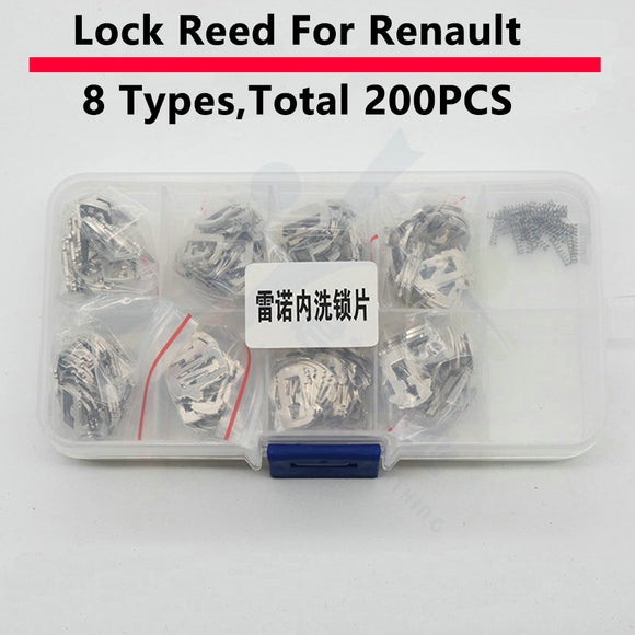 200PCS Car Lock Red Lock Plate for Renault Cylinder Repair Locksmith Tool