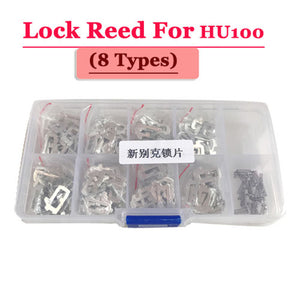 200PCS HU100 Car Lock Reed Lock Plate for GM Chevrolet Opel Cylinder Repair Locksmith Tool