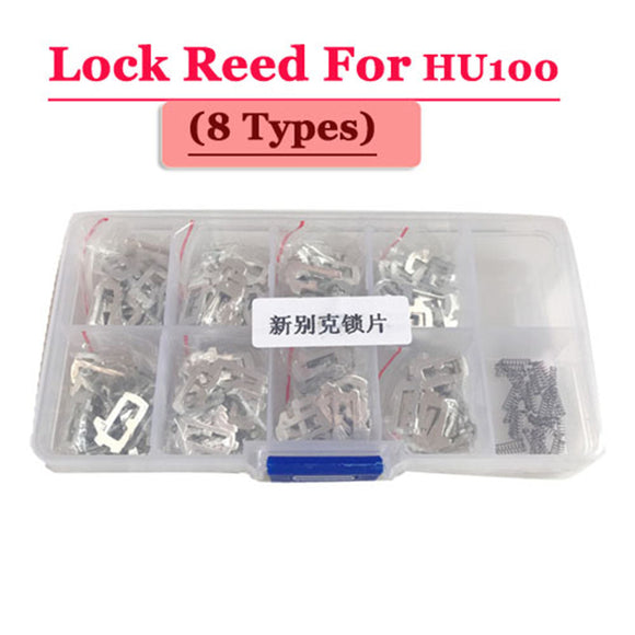 200PCS HU100 Car Lock Reed Lock Plate for GM Chevrolet Opel Cylinder Repair Locksmith Tool
