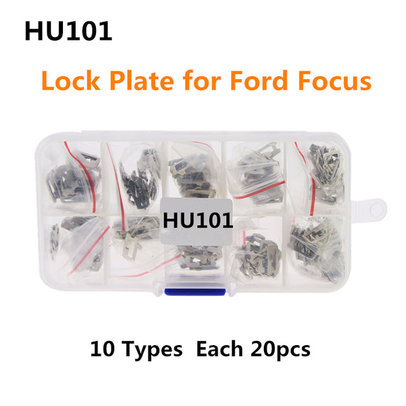 200PCS HU101 Car Lock Reed Lock Plate for Ford Focus Cylinder Repair Locksmith Tool