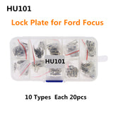 200PCS HU101 Car Lock Reed Lock Plate for Ford Focus Cylinder Repair Locksmith Tool