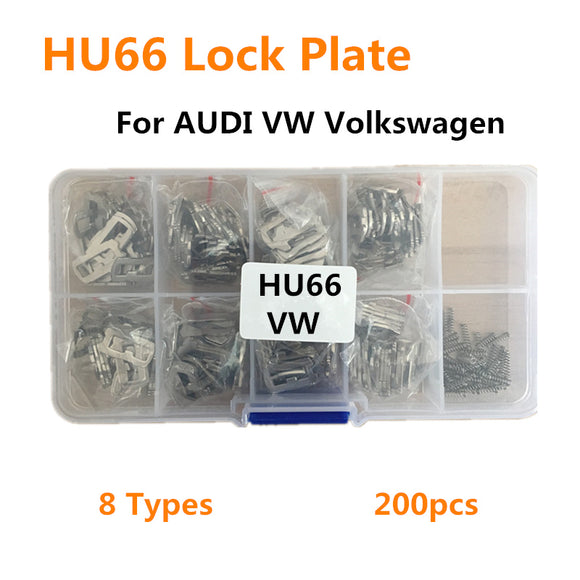 200PCS HU66 Car Lock Reed Lock Plate for Audi Volkswagen Lock cylinder Repair