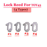 200PCS TOY43 Car Lock Reed Lock Plate for Toyota Camry Corolla Lock cylinder Repair Locksmith Tool