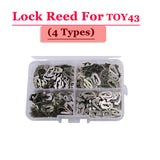 200PCS TOY43 Car Lock Reed Lock Plate for Toyota Camry Corolla Lock cylinder Repair Locksmith Tool