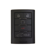 2010-2014 Cadillac SRX Smart Remote Key Keyless 4+1 Button 315MHz 22865375