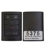 2010-2014 Cadillac SRX Smart Remote Key Keyless 4+1 Button 315MHz 22865375