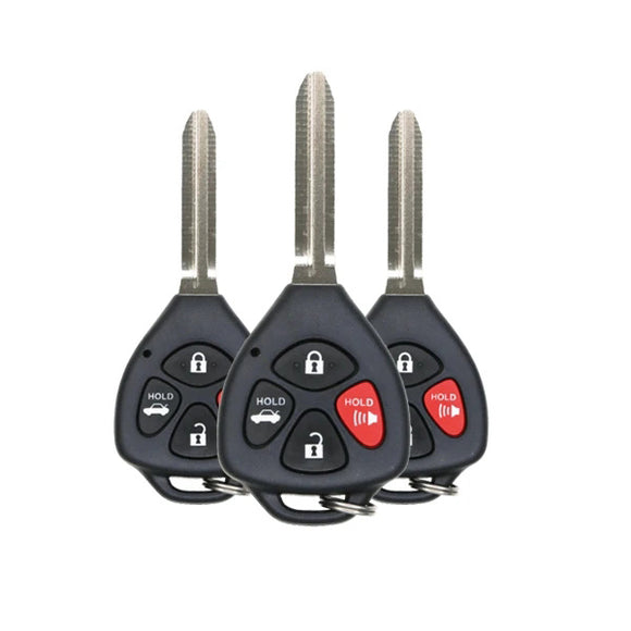 2013-2020 Subaru BRZ / Scion FR-S / 4-Button Remote Head Key / PN: 57497-CA110 / HYQ12BBY (G Chip) - Pack of 3