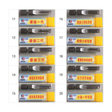 20pcs/kit YHB AB KABA LOCK Hard Tin Foil Tools Punching Soft Locksmith Tool