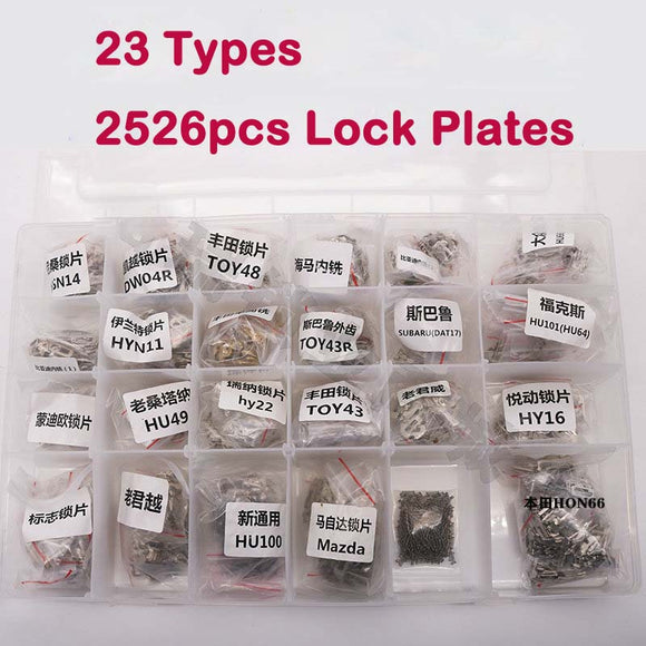 23 Types Car Lock Reed Lock Plate for Nissan Toyota BMW Ford VW Honda Chevrolet Cylinder Repair with 200PCS Spring