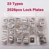 23 Types Car Lock Reed Lock Plate for Nissan Toyota BMW Ford VW Honda Chevrolet Cylinder Repair with 200PCS Spring