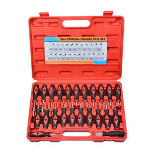 23pcs Professional Universal Terminal Release Removal Tool Set Wiring Connector Crimp Pin Extractor for Ford VW BMW Hyundai Toyota